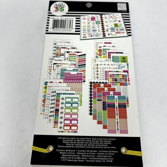 Lot of 3 Happy Planner Sticker MAMBI Student Color Story Create 365 Teacher - Picture 7 of 7